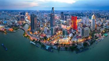 Trung tâm tài chính quốc tế sẽ được xây dựng tại Thành phố Hồ Chí Minh và Đà Nẵng. Trong ảnh: Thành phố Hồ Chí Minh đã chuẩn bị nhiều điều kiện hội nhập thị trường tài chính quốc tế.
