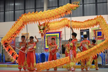[Ảnh] Quảng bá nghệ thuật truyền thống múa lân - sư - rồng tại châu Âu