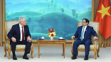 Thủ tướng Phạm Minh Chính tiếp Đại tướng Kolokoltsev Vladimir Alexandrovich, Bộ trưởng Nội vụ Liên bang Nga.