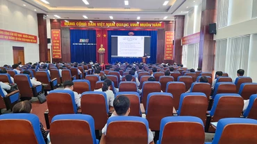 Quang cảnh buổi tập huấn.