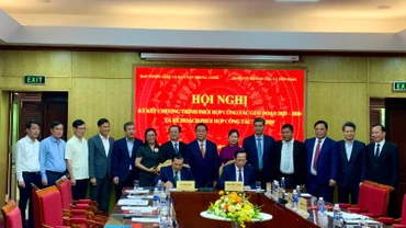 Hội nghị ký kết “Chương trình phối hợp công tác giữa Ban Tuyên giáo và Dân vận Trung ương với Đảng ủy Bộ Dân tộc và Tôn giáo giai đoạn 2025-2030”.