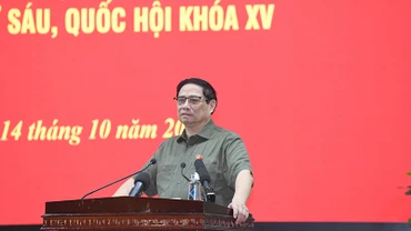 Thủ tướng Phạm Minh Chính phát biểu tại hội nghị.