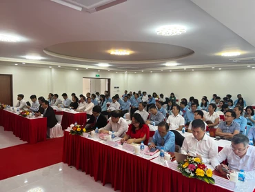 Các đại biểu tại buổi làm việc.