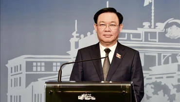 Chủ tịch Quốc hội Vương Đình Huệ. (Ảnh: TTXVN)
