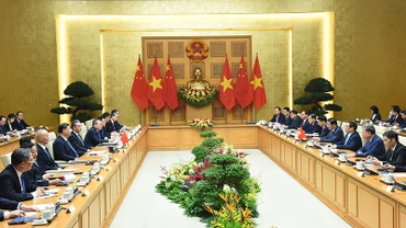 Thủ tướng Phạm Minh Chính hội kiến Tổng Bí thư, Chủ tịch Trung Quốc Tập Cận Bình.