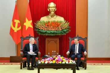 Tổng Bí thư Tô Lâm tiếp ông Ted Osius, Chủ tịch kiêm Tổng Giám đốc Hội đồng Kinh doanh Hoa Kỳ-ASEAN.