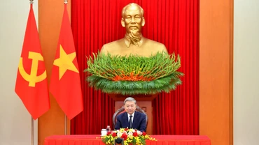 Tổng Bí thư Tô Lâm điện đàm với Chủ tịch Đảng Đại hội Dân tộc Phi, Tổng thống Nam Phi Cyril Ramaphosa.