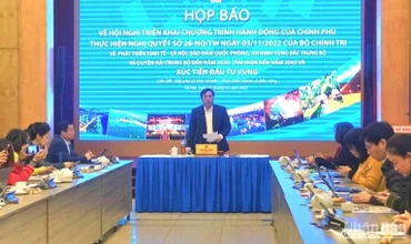 Bộ Kế hoạch và Đầu tư họp báo công bố hội nghị triển khai chương trình hành động của Chính phủ thực hiện Nghị quyết số 26-NQ/TW của Bộ Chính trị.