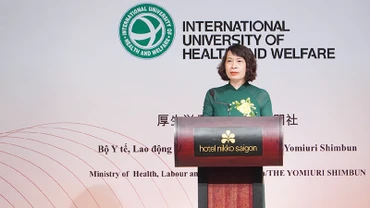 PGS.TS Nguyễn Thị Liên Hương, Thứ trưởng Y tế phát biểu tại chương trình.