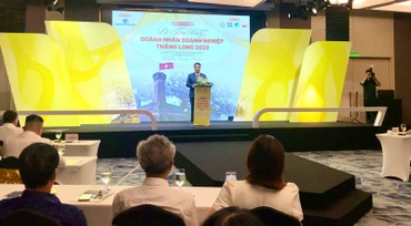 Quang cảnh buổi họp báo.
