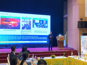 Đại diện các viện nghiên cứu, trường đại học tham luận tại hội nghị.