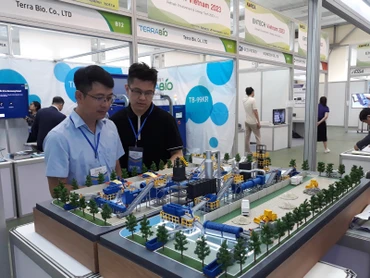 Các giải pháp công nghệ về năng lượng, môi trường được giới thiệu, quảng bá tại Hội chợ ENTECH HANOI 2023.