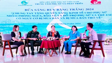 Tọa đàm chia sẻ kinh nghiệm trong hoạt động chống mua bán phụ nữ và giải pháp giúp đỡ phụ nữ yếu thế