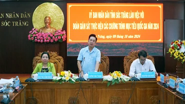 Đồng chí Huỳnh Văn Thuận, thành viên Ban Chỉ đạo Trung ương phát biểu kết luận giám sát.