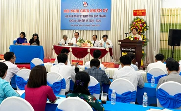 Phó Bí thư Thường trực Tỉnh ủy Sóc Trăng Hồ Thị Cẩm Đào phát biểu chỉ đạo Hội nghị.