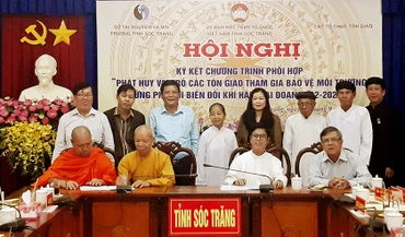 Sóc Trăng: Các tôn giáo tích cực tham gia bảo vệ môi trường