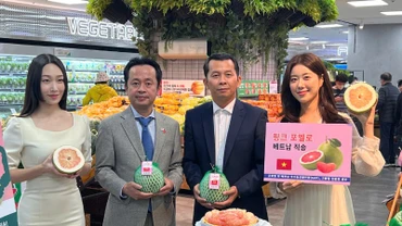 Buổi lễ ra mắt sản phẩm diễn ra tại Lotte Mart Jamsil. 