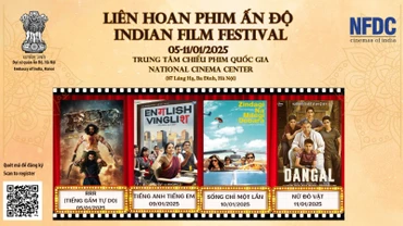 Poster Liên hoan phim Ấn Độ 2025.