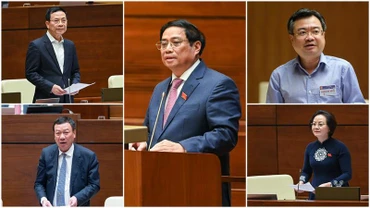 Thủ tướng cùng 4 trưởng ngành trả lời chất vấn tại Kỳ họp thứ tư, Quốc hội khóa XV