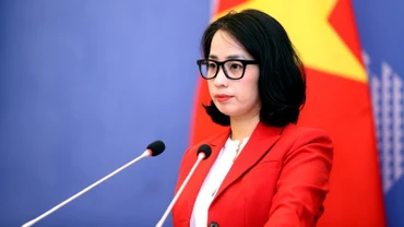 Người phát ngôn Bộ Ngoại giao Phạm Thu Hằng. (Ảnh: BỘ NGOẠI GIAO) 