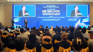 Quang cảnh hội thảo. (Ảnh: TRUNG HƯNG)