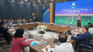 Quang cảnh hội thảo. (Ảnh: TRUNG HƯNG) 