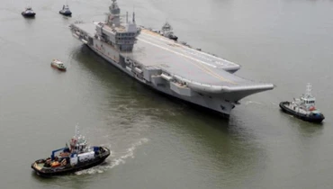 Tàu sân bay Vikrant của Ấn Độ. (Ảnh: Tân Hoa Xã)