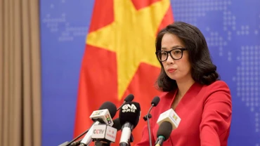 Người phát ngôn Bộ Ngoại giao Phạm Thu Hằng.