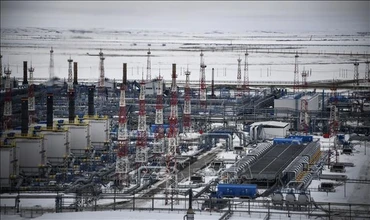 Cơ sở khí đốt tự nhiên Bovanenkovo ở bán đảo Yamal, tây bắc Siberia, thuộc Nga. (Ảnh: AFP/TTXVN)
