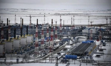 Toàn cảnh giếng khí đốt Bovanenkovo ở bán đảo Yamal, vùng tây bắc Siberia thuộc Nga. (Ảnh: AFP/TTXVN)