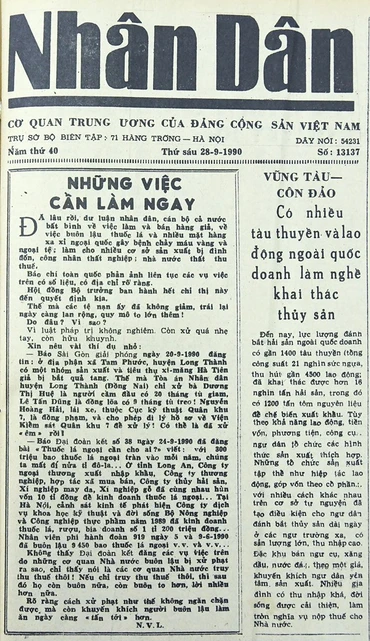 Những việc cần làm ngay (Bài 31)