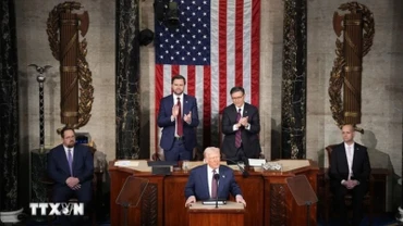 Tổng thống Mỹ Donald Trump. (Ảnh: THX/TTXVN)