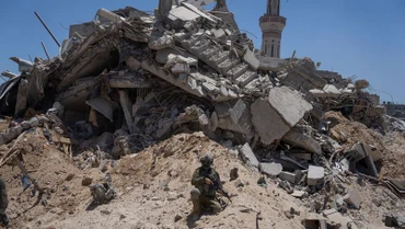 Binh lính Israel trong một chiến dịch trên bộ ở phía nam Dải Gaza, ngày 3/7/2024. (Ảnh: Reuters) 