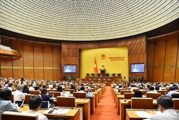 Quang cảnh phiên họp của Quốc hội ngày 2/6/2023. (Ảnh: THỦY NGUYÊN)