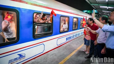 Pháp cam kết sẵn sàng hỗ trợ các dự án đường sắt Việt Nam. (Ảnh minh họa: THÀNH ĐẠT) 