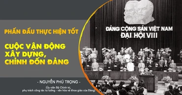 Phấn đấu thực hiện tốt cuộc vận động xây dựng, chỉnh đốn Đảng