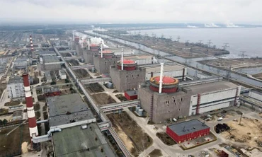 Toàn cảnh nhà máy điện hạt nhân Zaporizhzhia ở Enerhodar, miền đông Ukraine. (Ảnh: RIA Novosti) 