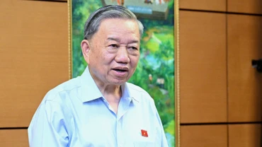 Chủ tịch nước Tô Lâm phát biểu tại phiên thảo luận tổ của Quốc hội, chiều 17/6. (Ảnh: THỦY NGUYÊN)