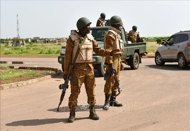 Binh sĩ Burkina Faso tuần tra tại Ouagadougou. (Nguồn: AFP)