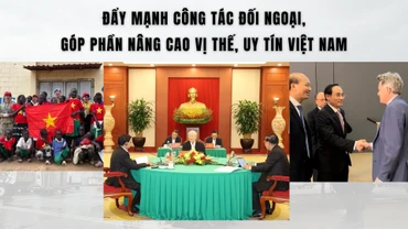 Đẩy mạnh công tác đối ngoại, góp phần nâng cao vị thế, uy tín Việt Nam 