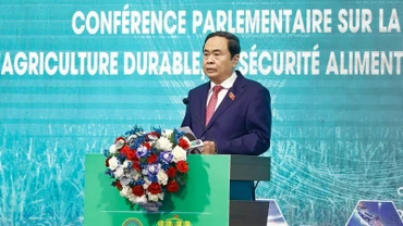[Ảnh] Chủ tịch Quốc hội Trần Thanh Mẫn dự Diễn đàn Nghị viện Hợp tác Pháp ngữ về nông nghiệp bền vững