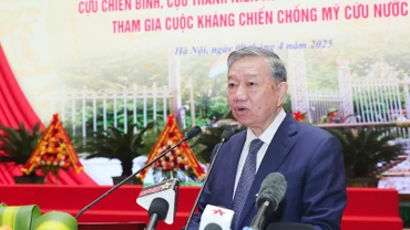 Tổng Bí thư Tô Lâm phát biểu. (Ảnh: TTXVN)