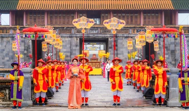 Hoạt động công bố Festival Huế 2024 và Lễ hội sân khấu hóa tái hiện Lễ Ban sóc triều Nguyễn.