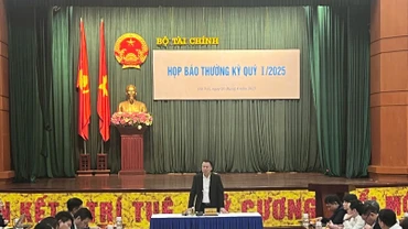 Họp báo Bộ Tài chính quý I/2025.