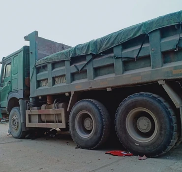 Hiện trường vụ tai nạn.