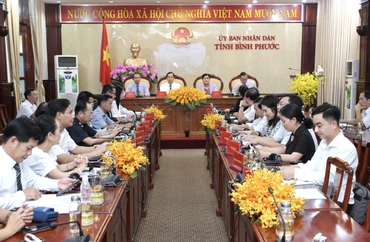 Quang cảnh buổi hội nghị.