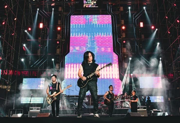 Ban nhạc Bức tường sẽ tham dự Hà Nội Rock với những ca khúc sôi động. (Ảnh: FBBN)
