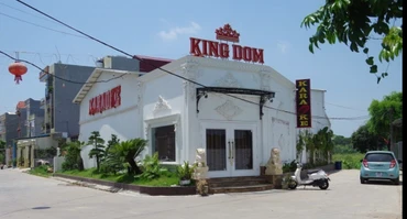 Cơ sở karaoke King Dom ở huyện Bình Giang, tỉnh Hải Dương.