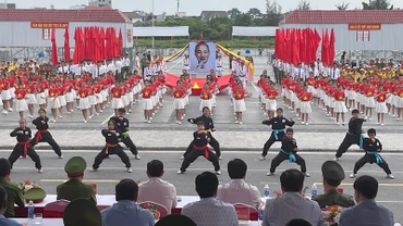 Hội thi chữa cháy và cứu nạn, cứu hộ "Tổ liên gia an toàn phòng cháy chữa cháy" tỉnh Hải Dương.