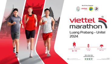 Giải đua tại Lào thu hút đông vận động viên tham dự.
